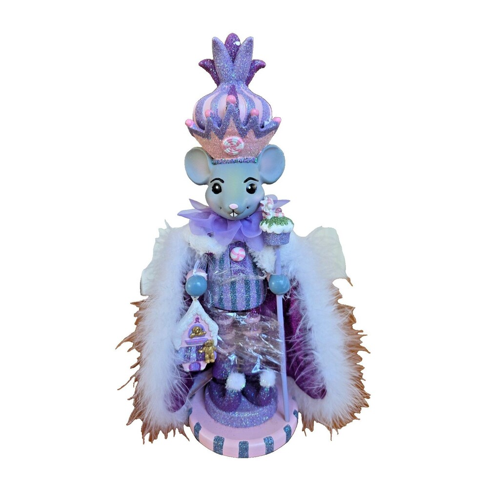 Kurt S. Adler 15-Inch Hollywood Sugar Plum Mouse King Nutcracker New w Tags